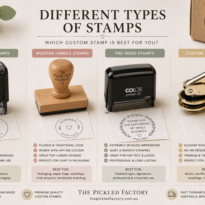 Different Types of Stamps Explained. Which Custom Stamp Is Best for You?