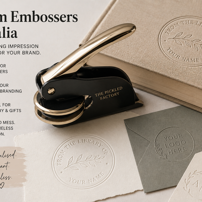 Custom Embossers Australia. Why Book Lovers, Businesses & Creatives Love Embossing Seals