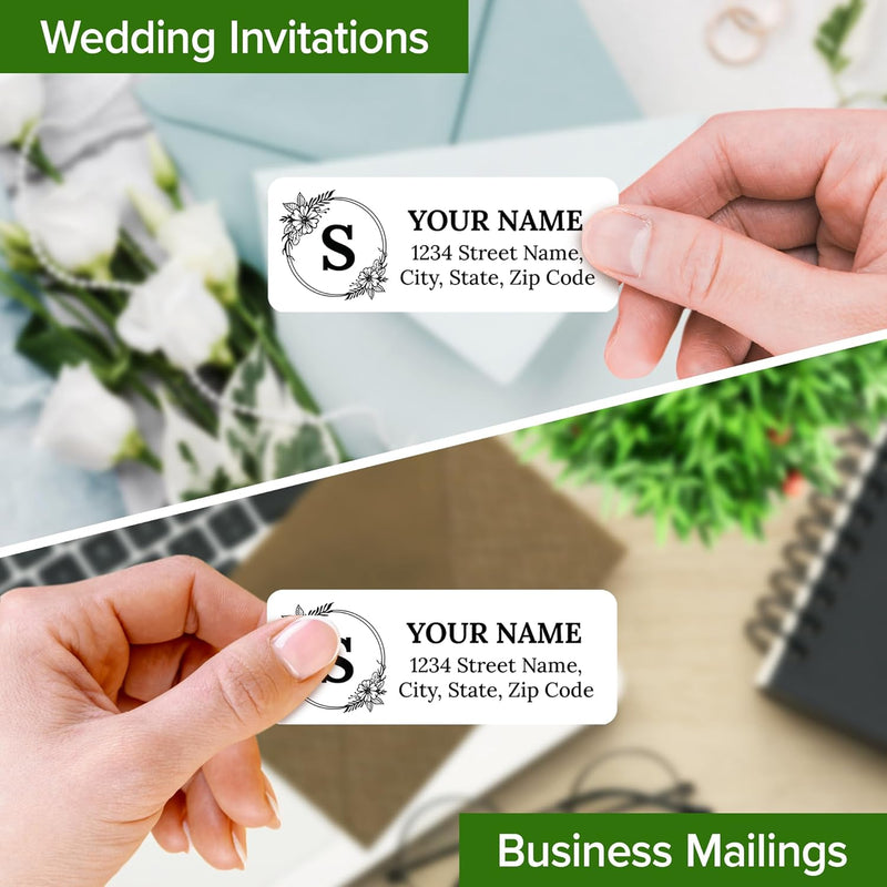 Return Address Labels Address One Line Return Address Labels Custom Address and Name Mailing Labels — The ...