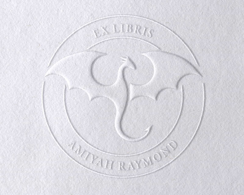 Dragon Custom Library Book Embosser Collection