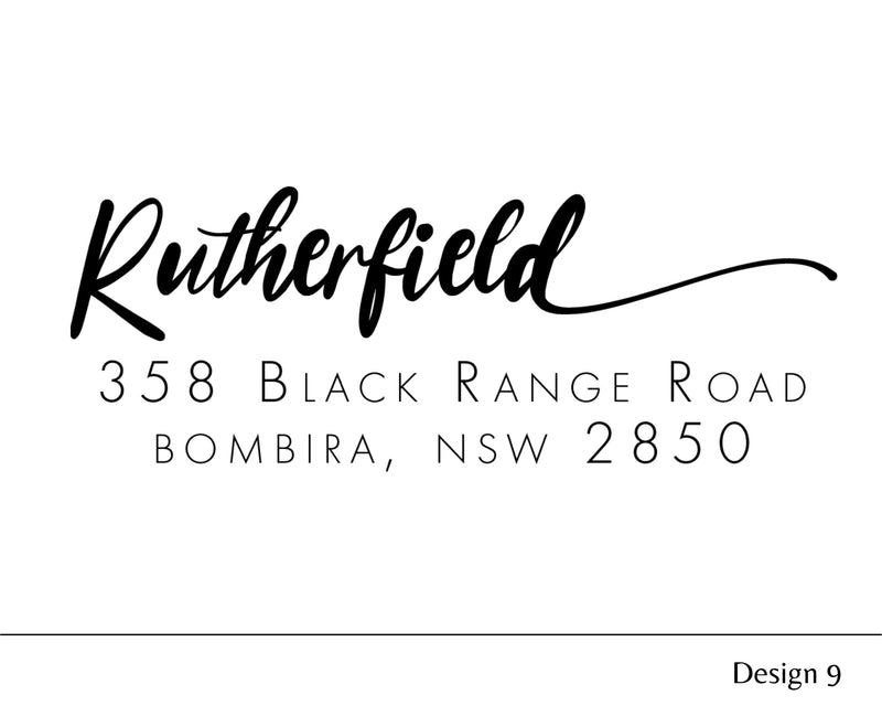 Personalised Self-Inking Address Stamp Custom Gift
