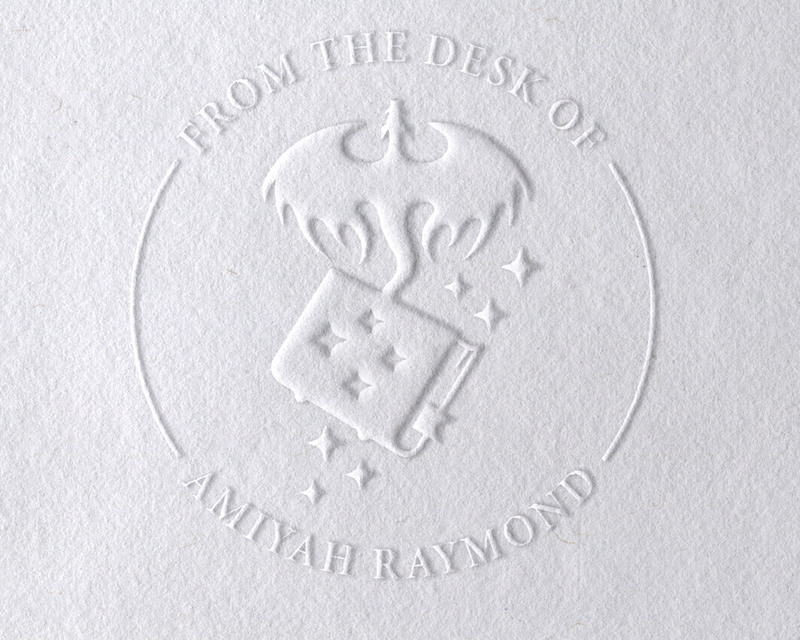 Dragon Custom Library Book Embosser Collection