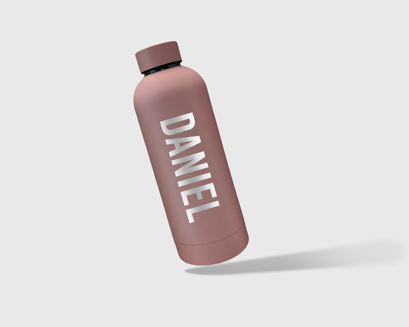 Custom Drink Bottle | Laser Engraved Bottle | Personalised Drink Bottles | Insulated Stainless steel Bottle | Water Bottle (Copy) image 0