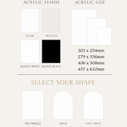The Night Before Custom Acrylic Welcome Sign Wedding Sign image 1