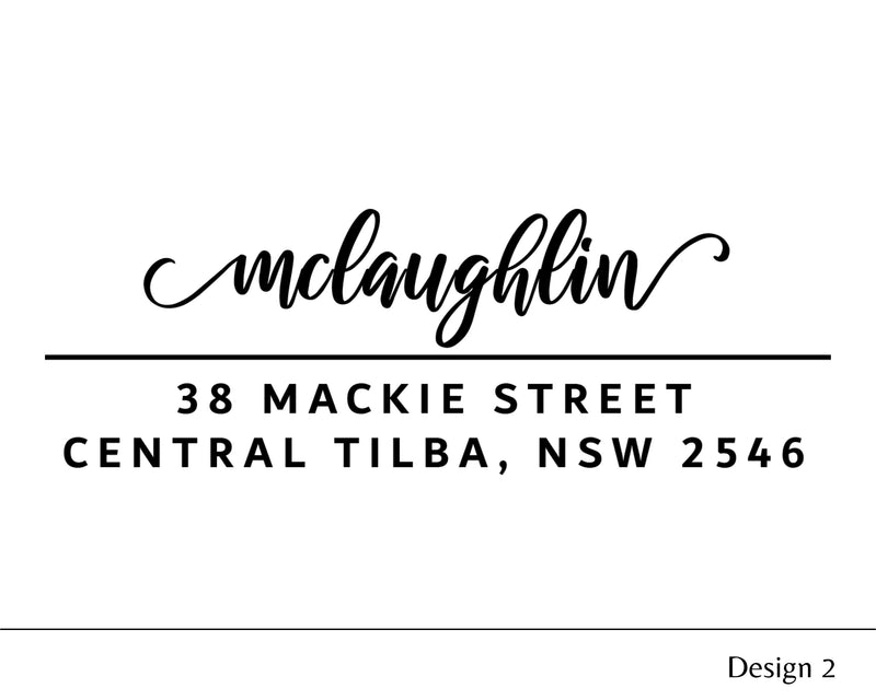 Personalised Self-Inking Address Stamp Custom Gift