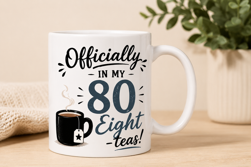 8-Teas Mug  White Coffee Mug