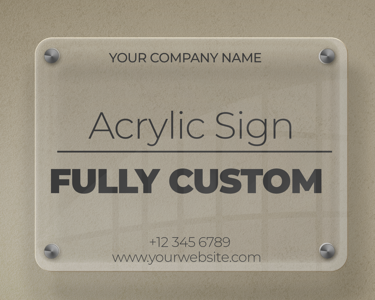 Acrylic Company Signs — The Pickled Factory