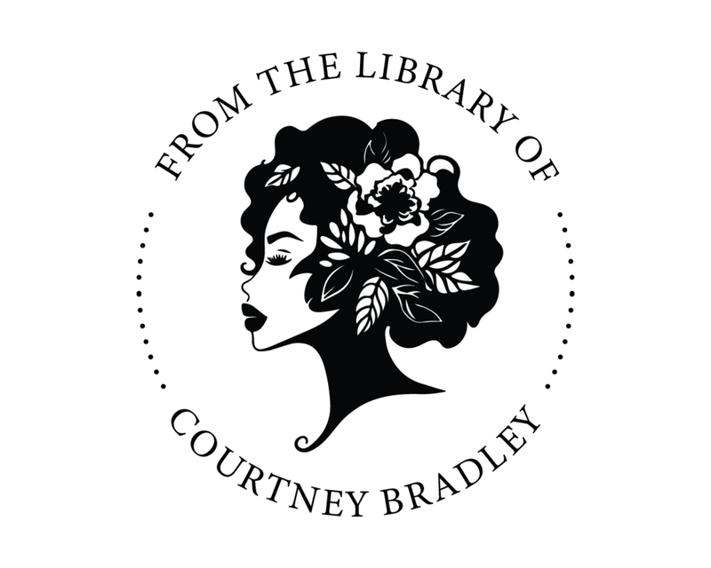 Personalised Girl Custom Name Ex Libris Book Stamp - ABC-29