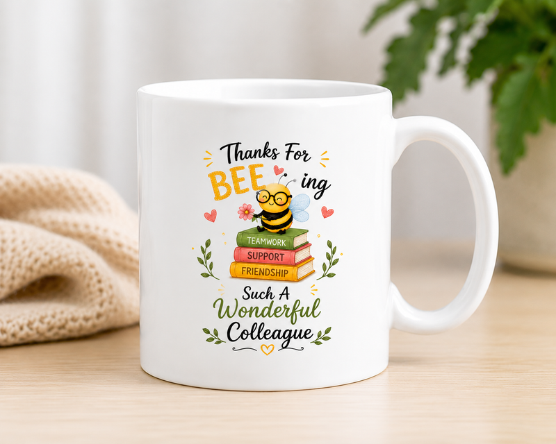 A Wonderful Colleague White Coffee Mug