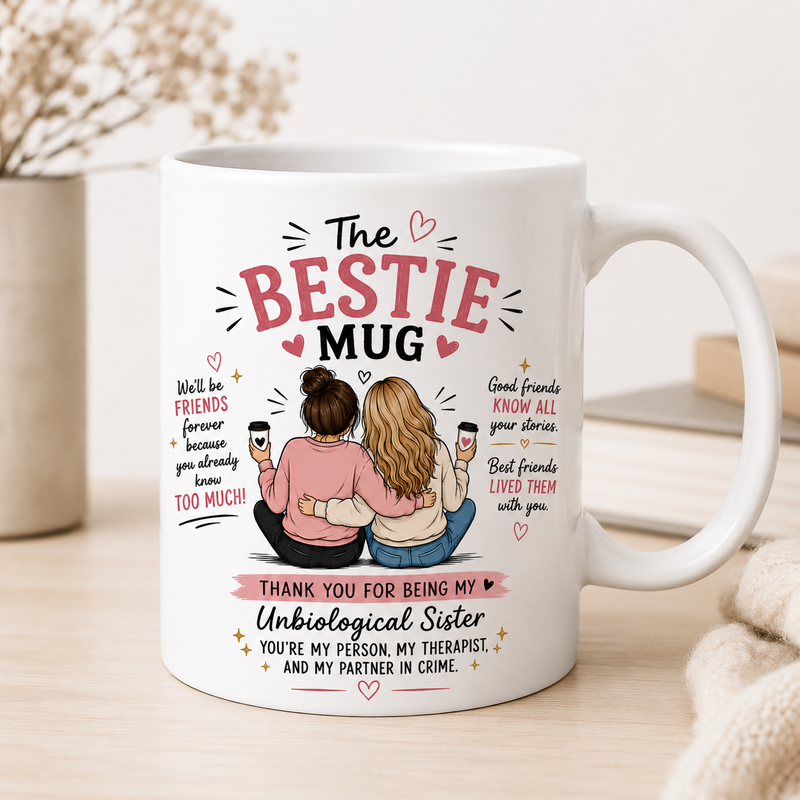 Bestie Mug White Coffee Mug