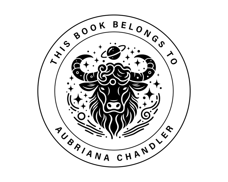 Personalised Animals Custom Name Ex Libris Book Stamp - BS12