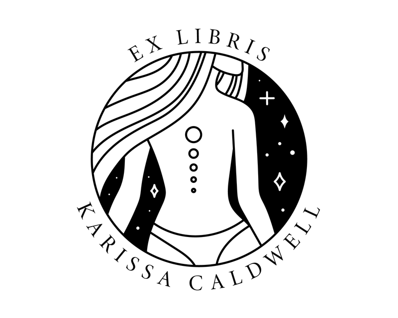 Personalised Girl Custom Name Ex Libris Book Stamp - BS19
