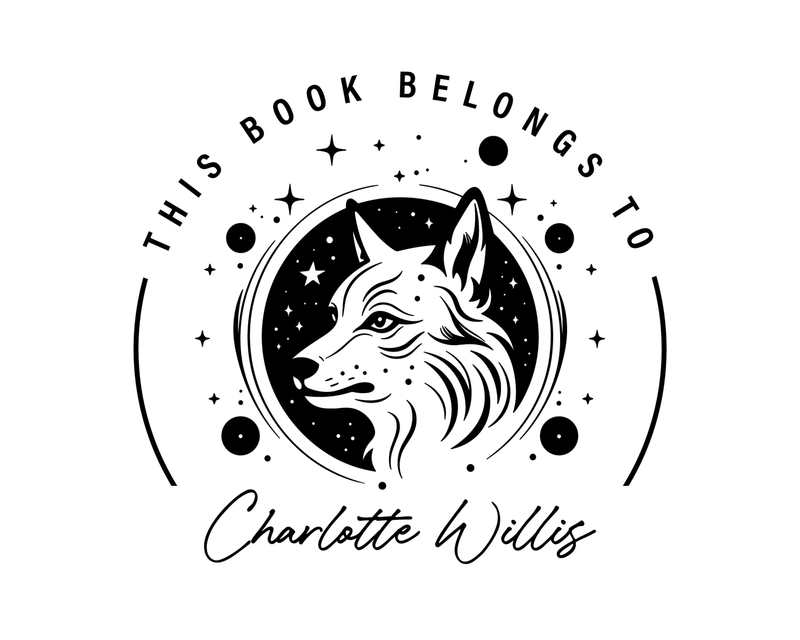 Personalised Animals Custom Name Ex Libris Book Stamp - BS35