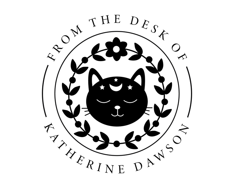 Personalised Cat Custom Name Ex Libris Book Stamp - BS38