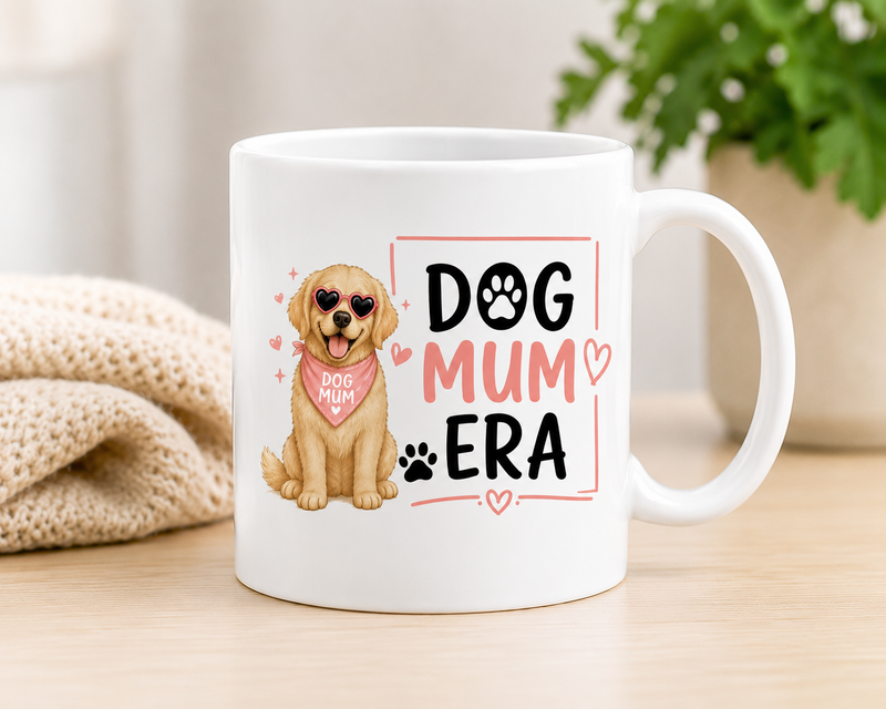 Dog Mum Era White Coffee Mug