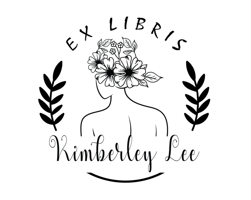 Personalised Girl Custom Name Ex Libris Book Stamp - EL26