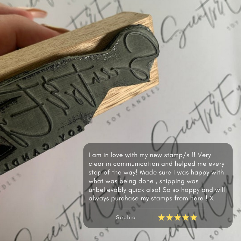 Custom Logo Rubber Stamp Personalised