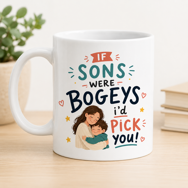 If Sons Were Bogeys White Coffee Mug