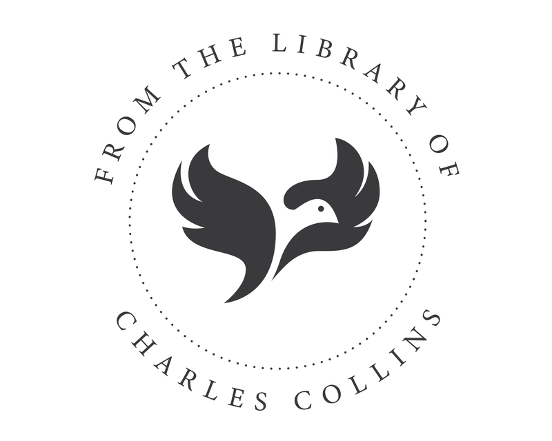 Personalised Birds Custom Name Ex Libris Book Stamp - JL-BIRD2