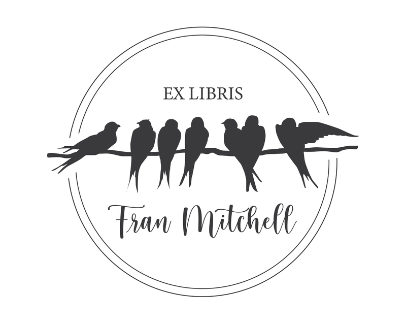Personalised Birds Custom Name Ex Libris Book Stamp - JL-BIRD3