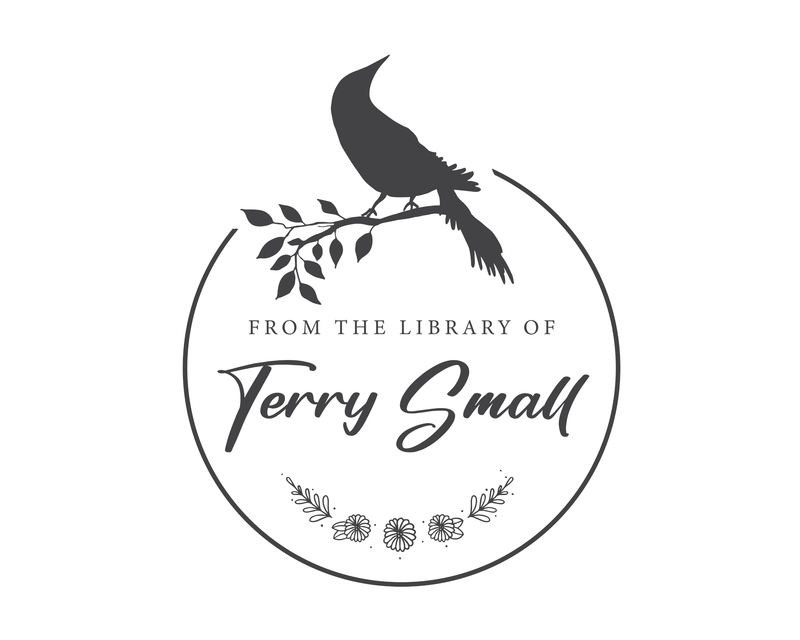 Personalised Birds Custom Name Ex Libris Book Stamp - JL-BIRD8