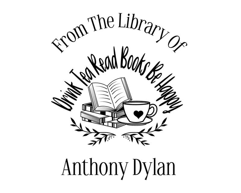 Personalised Coffee Custom Name Ex Libris Book Stamp - JL-Book19
