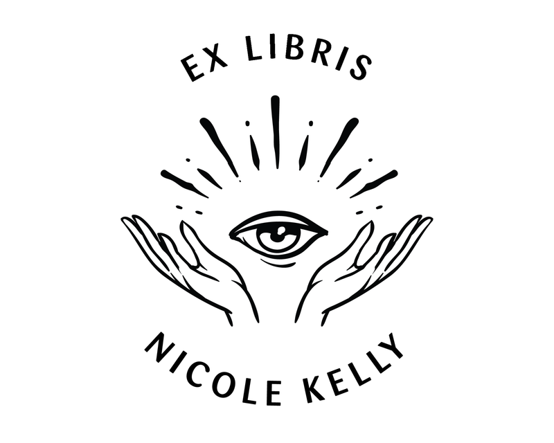 Personalised Celestial Custom Name Ex Libris Book Stamp - JL-Celestial15