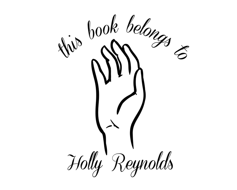 Personalised Celestial Custom Name Ex Libris Book Stamp - JL-Celestial26