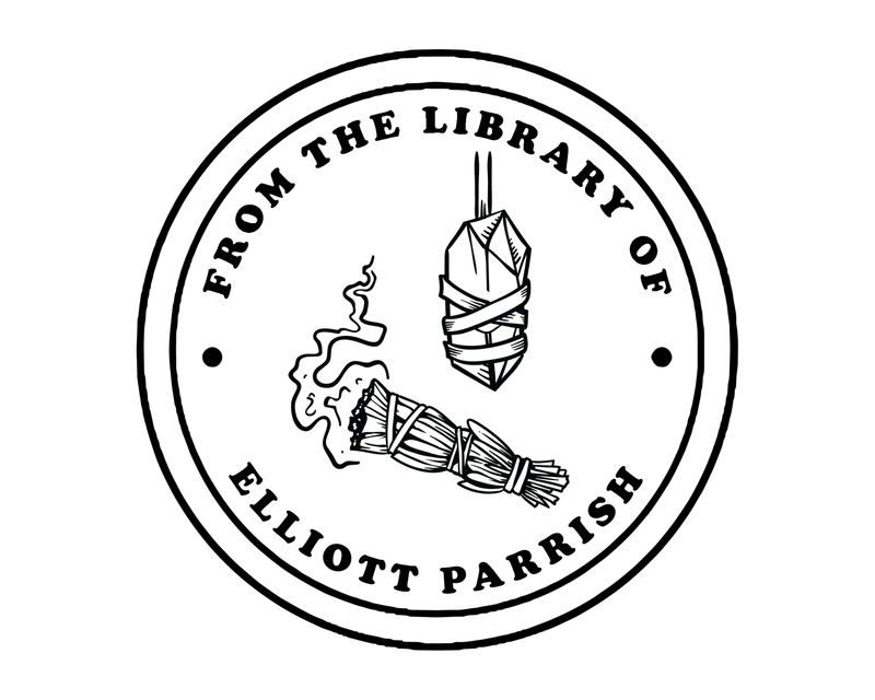 Personalised Celestial Custom Name Ex Libris Book Stamp - JL-Celestial32