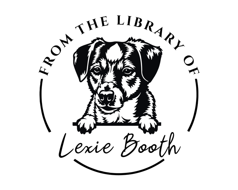 Personalised Dog Custom Name Ex Libris Book Stamp - JL-DOG17-JackRussellTerrier