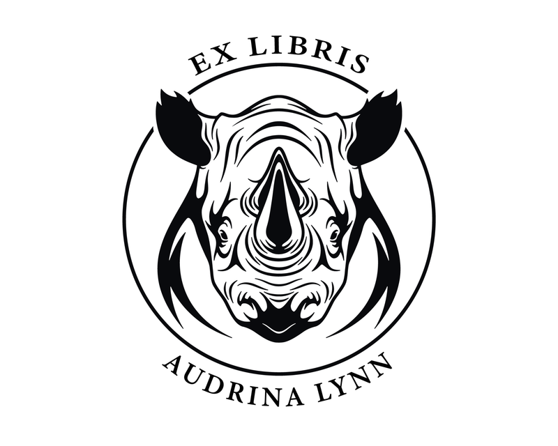Personalised Animals Custom Name Ex Libris Book Stamp - JL-JUNGLE6