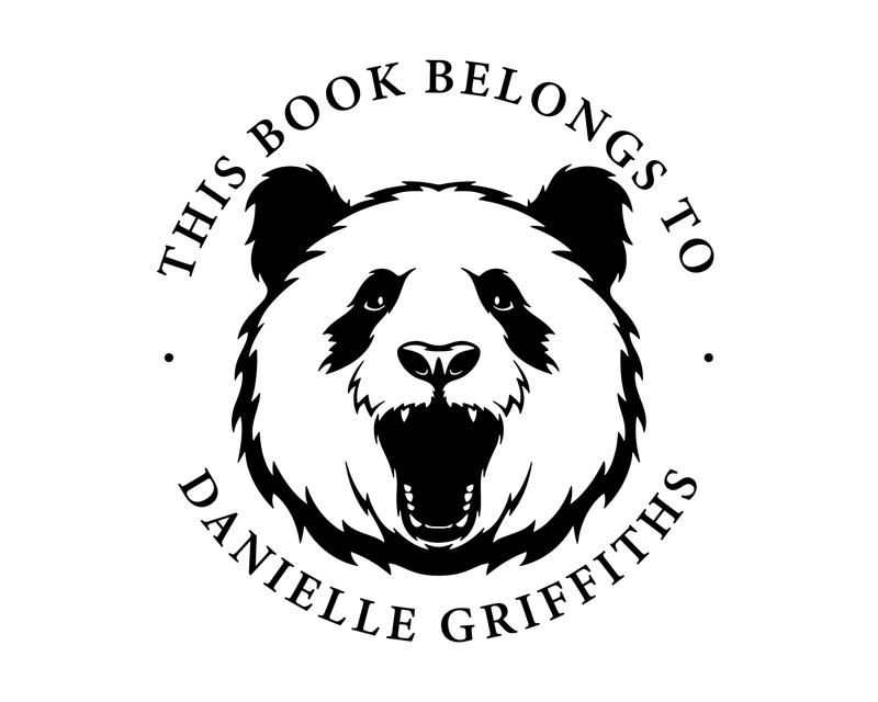 Personalised Animals Custom Name Ex Libris Book Stamp - JL-JUNGLE8