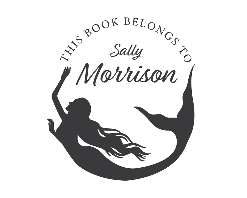 Personalised Girl Custom Name Ex Libris Book Stamp - JL-SL20