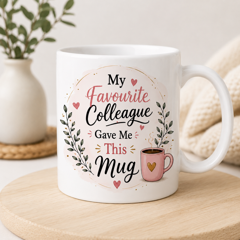 My Favourite Colleague White Coffee Mug