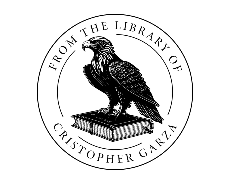 Personalised Birds Custom Name Ex Libris Book Stamp - RBS-23
