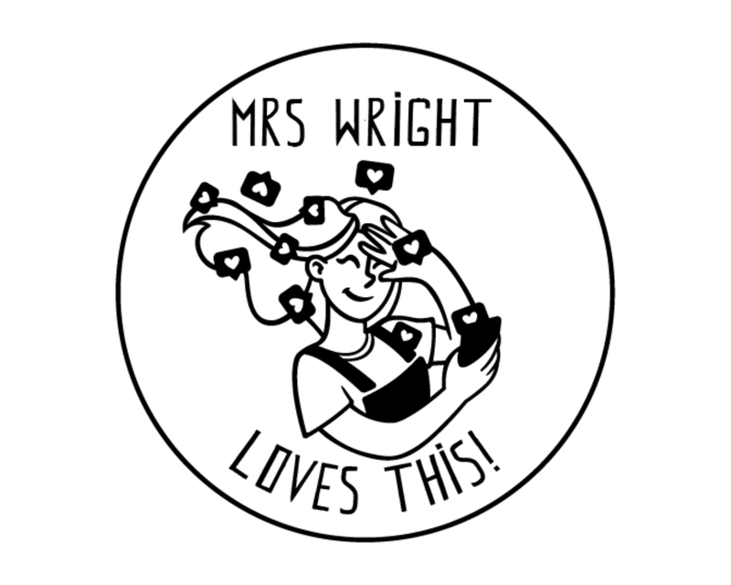 Personalised Girl Custom Name Ex Libris Book Stamp - ROUND-TCH-3
