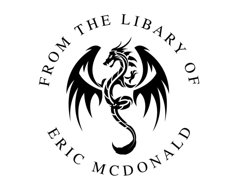 Personalised Dragon Custom Name Ex Libris Book Stamp - SDFGSDFG