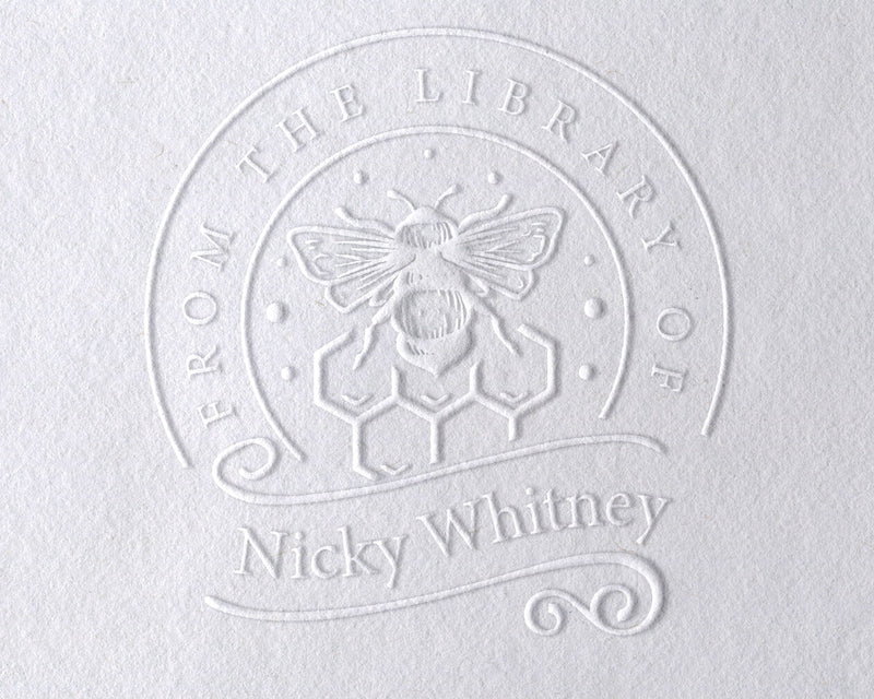 Custom Library Book Embosser Personalised
