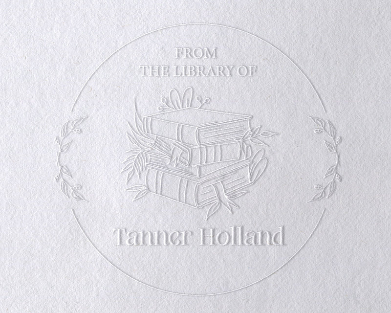 Book Lover Custom Library Book Embosser