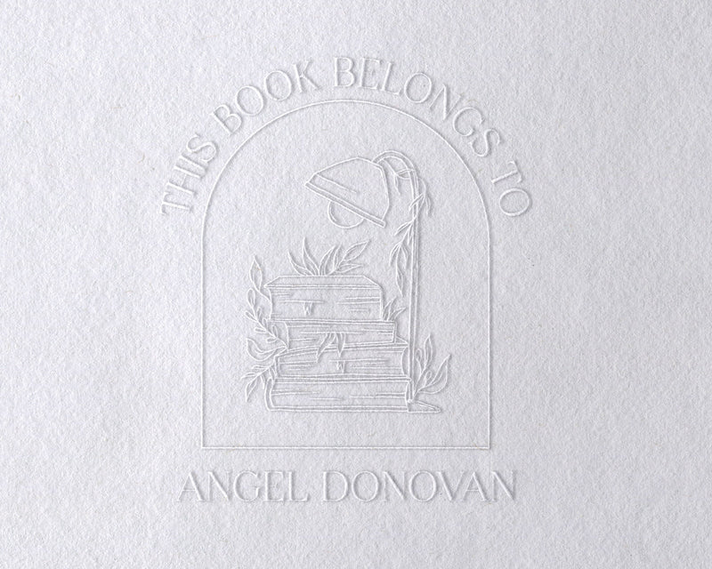 Book Lover Custom Library Book Embosser