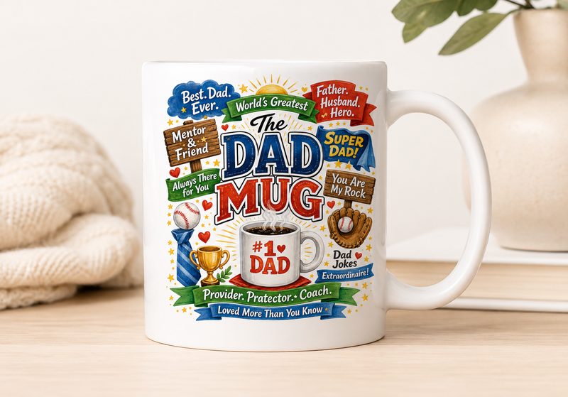 The Dad Mug White Coffee Mug