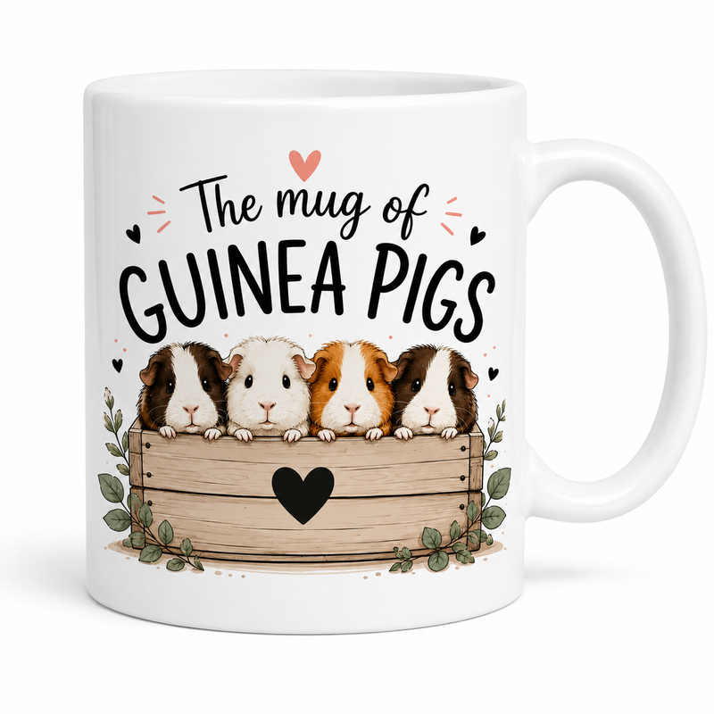 The Mug Of Guinea Pigs White Coffee Mug