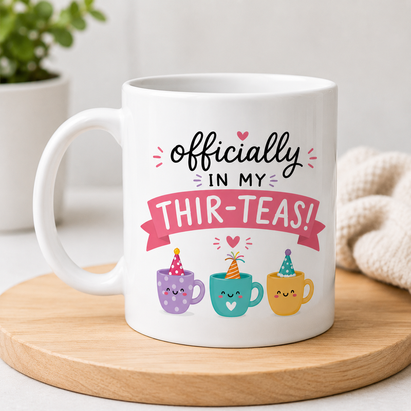 Thir-Teas White Coffee Mug