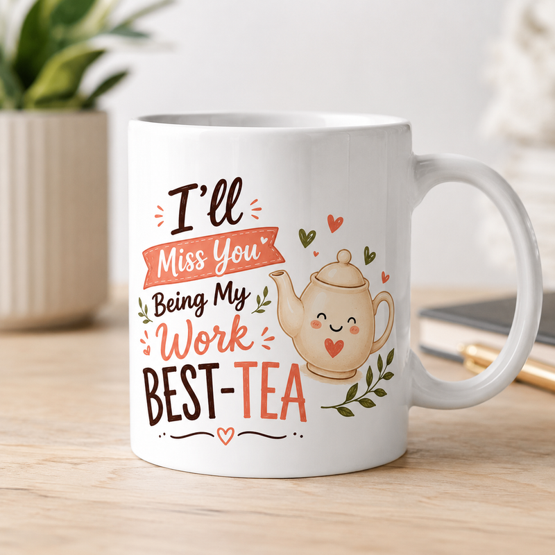 Work Best-Tea White Coffee Mug