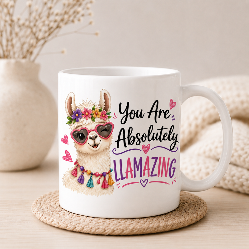 You Are Absolutely LLAMAZING White Coffee Mug