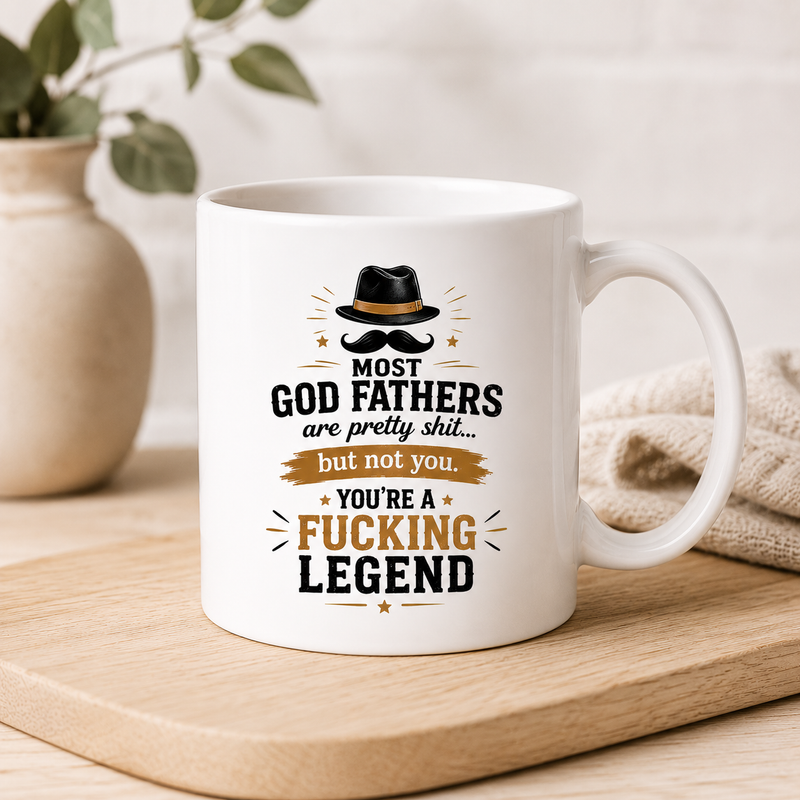 You're A Fucking Legend White Coffee Mug