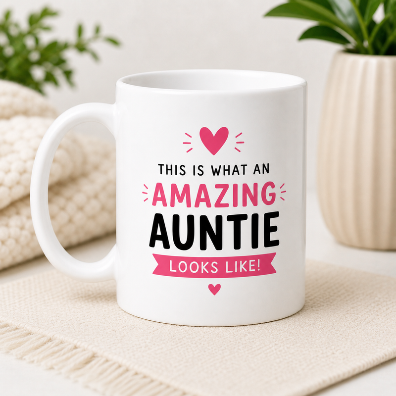 Amazing Auntie White Coffee Mug