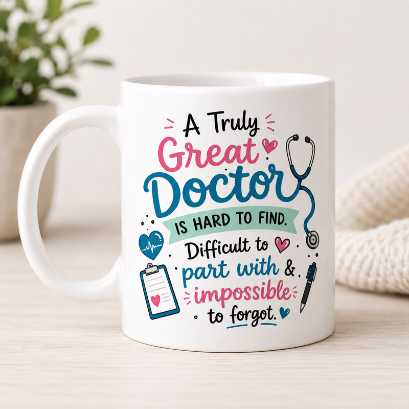 A Truly Great Doctor White Coffee Mug