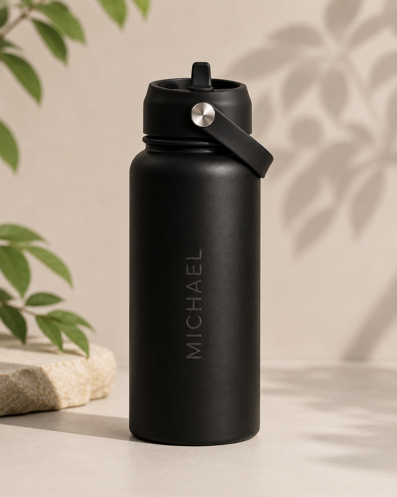 Personalised Drink Bottle 1L | Custom Name, Logo & Photo Water Bottle