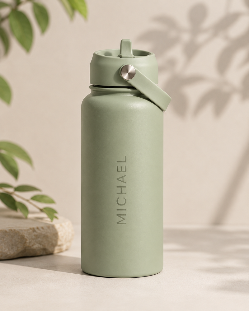 Personalised Drink Bottle 1L | Custom Name, Logo & Photo Water Bottle